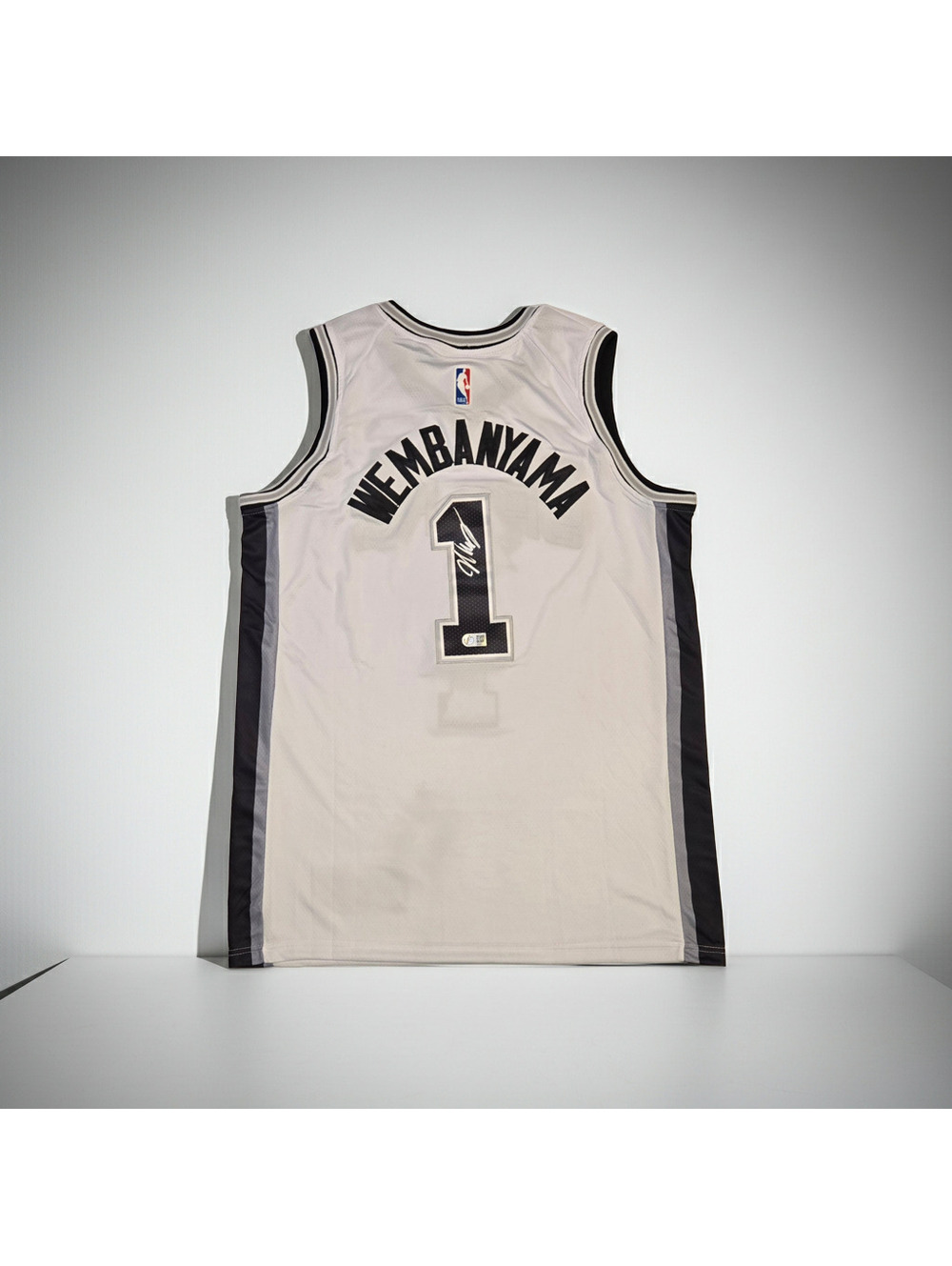 Victor Wembanyama Signed Jersey #1 San Antonio Spurs w/COA